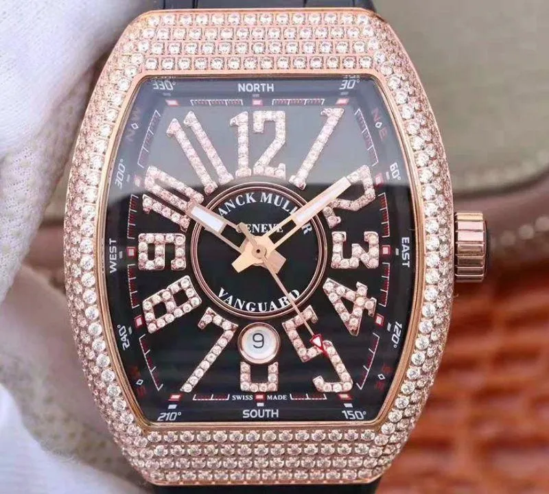 Franck Muller Vanguard V45.SC.DT.D.NBR.CD.5N.NR 1:1 Best Edition Replica Watch Swiss ETA2824-2